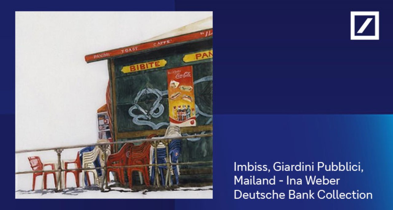 Imbiss, Giardini Pubblici, Mailand - Ina Weber Deutsche Bank Collection